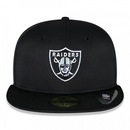 Boné Aba Reta New Era 59Fifty NFL Oakland Raiders Reborn Heritage Team - Fechado - Adulto - Foto 2