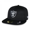 Boné Aba Reta New Era 59Fifty NFL Oakland Raiders Reborn Heritage Team - Fechado - Adulto - Foto 1