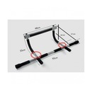 Barra para Porta Live Up Iron Gym Multifuncional + 2 Tipóias - Foto 4