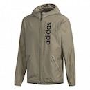Jaqueta Corta-Vento com Capuz adidas BB Windbreaker - Masculina - Foto 1