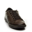 Sapatênis Pegada Couro Anilina Pinhão - Masculino - Foto 2