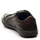 Sapatênis Pegada Couro Anilina Pinhão - Masculino - Foto 3