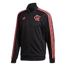 Jaqueta Moletinho do Flamengo 3-Stripes - Masculina - Foto 1