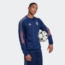 Blusão de Moletom Real Madrid adidas Travel - Masculino - Foto 7