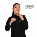 Blusão Muvin Fleece Solid Ls/Zm - Feminino - Foto 3