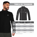 Blusão sem Capuz Fleece Muvin Solid LS/ZM - Masculino - Foto 3