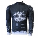 Camisa de Ciclismo Manga Longa Pro Tour Red Bull Black-3G - Masculina - Foto 1