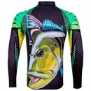 Camiseta Manga Longa de Pesca King Brasil KFF107 Sublimada - Masculina - Foto 2