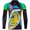 Camiseta Manga Longa de Pesca King Brasil KFF107 Sublimada - Masculina - Foto 1