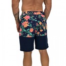 Bermuda de Moletom Alto Conceito Estampadas Rajado - Masculina - Foto 2