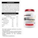 6 Six Protein Advanced Bodybuilders com ZMA - Morango - 900g - Foto 2