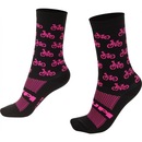 Meia Hupi Cano Médio Bike Rosa - LT - Adulto - Foto 1