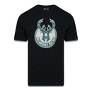 Camiseta New Era Manga Curta Nba Milwaukee Bucks - Masculino - Foto 1