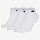 Kit de Meias Nike Everyday Cushion Cano Baixo com 3 Pares - Adulto - Foto 1