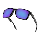 Óculos de Sol Oakley Holbrook XL Matte Black Warm Grey Prizm - Unissex - Foto 4
