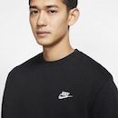 Blusão de Moletom Nike Sportswear Club Crew FT - Masculino - Foto 3