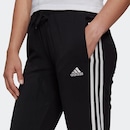 Calça adidas Essentials Single Jersey 3-Stripes - Feminina - Foto 4
