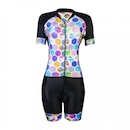 Macaquinho de Ciclismo Befast Geometric Forro GEL - Feminino - Foto 1