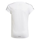 Camiseta adidas Designed 2 Move 3 Stripes - Infantil - Foto 4