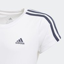 Camiseta adidas Designed 2 Move 3 Stripes - Infantil - Foto 6