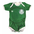 Body Polo do Palmeiras Torcida Baby Proteção Uv - Infantil - Foto 2