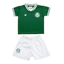 Kit de Uniforme do Palmeiras para Bebê: Camisa + Calção - Infantil - Foto 1