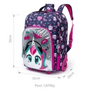 Kit Mochila de Rodinha - 20L + Estojo Spector Unicórnio - Infantil - Foto 2