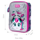 Kit Mochila de Rodinha - 20L + Estojo Spector Unicórnio - Infantil - Foto 3