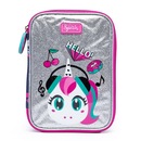 Kit Mochila de Rodinha - 20L + Estojo Spector Unicórnio - Infantil - Foto 6