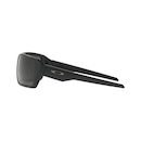 Óculos de Sol Oakley Double Edge Matte Black Lente Dark Grey - Unissex - Foto 2