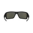 Óculos de Sol Oakley Double Edge Matte Black Lente Dark Grey - Unissex - Foto 4