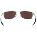 Óculos de Sol Unissex Oakley Ejector Satin Chrome Lente Prizm - Foto 4