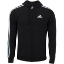 Jaqueta Moletom com Capuz adidas Essentials 3S - Masculina - Foto 1