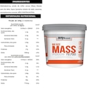 Kit Hipercalórico Big Size Mass BRN Foods - Morango - 6 Kg + BCAA Fit - 120 tab + Creatina - 100g + Coqueteleira - Foto 2