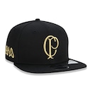 Boné Aba Reta New Era 9Fifty Original Fit Corinthians Futebol - Snapback - Adulto - Foto 3