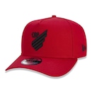 Boné Aba Curva New Era 9Forty A-Frame Atlético Paranaense Futebol - Snapback - Adulto - Foto 1