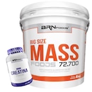 Kit Big Size Mass Mor BRN Foods 6kg + Creatina 300g - Foto 1
