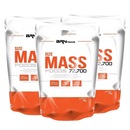 Kit Hipercalórico Size Mass BRN Foods - Chocolate - 3kg + 1x Size Mass - Baunilha - 3kg + 1x Size Mass - Morango 3kg - Foto 1