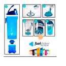 Kit 1x Whey protein Isolado Bodybuilders Baunilha - 2kg + Creatina 300g + BCAA 100g + Fuel Shaker - Foto 5