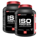 Kit 1x Whey Protein isolado Bodybuilders Baunilha -2kg  + 1x Whey Protein Isolado Morango -2kg - Foto 1