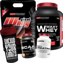 Kit Bodybuilders Giant Whey Refil - Baunilha - 2kg + Waxy Whey - 2kg + BCAA - 100g + Creatina - 100g - Foto 1