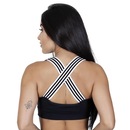 Top Orbis Fitness Detalhe Elástico Listrado nas Costas - Feminino - Foto 2