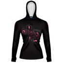 Camiseta de Pesca Go Fisher com Capuz e Proteção Solar Gocpzf 05 - Feminina - Foto 1