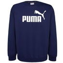 Blusão de Moletom Puma Logo Crew Sweat - Masculino - Foto 1
