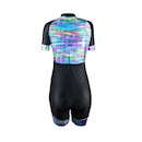 Macaquinho de ciclismo feminino Be Fast Colors forro em gel - Foto 2