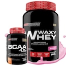 Kit Bodybuilders Whey Protein Morango - 900g + BCAA - 100g - Foto 1