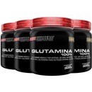 Kit Glutamina 100% Bodybuilders - 4 potes - 300g - Foto 1
