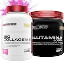 Kit Bodybuilders Glutamina - 300g + Colágeno Bio Collagen II - 200g - Foto 1