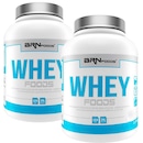 Kit Whey Protein BRN Foods - Baunilha - 900g - 2 Unidades - Foto 1