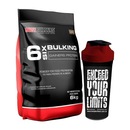 Kit Hipercalórico 6 Bulking 6kg Chocolate + Coqueteleira - Bodybuilders - Foto 1